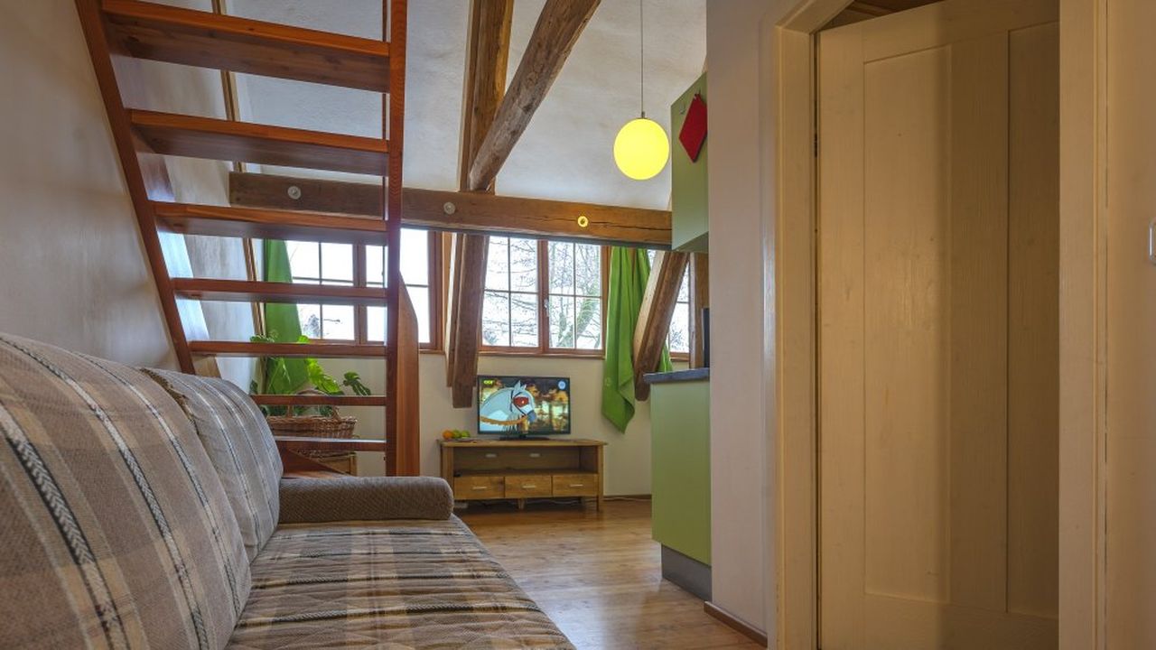 Treppe zur Schlafebene Treppe zur Schlafebene